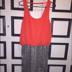 Sleeveless Sequins Dress